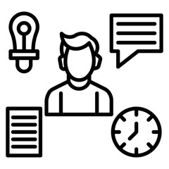 Organization Skills Vector Icon
