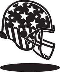 American football helmet on white background, helmet, football, sport, protection, equipment, isolated, american football, white, hockey, safety, vector, mask, team, blue, game, sports, illustration, 