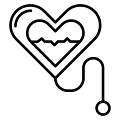 Cardiology Vector Icon
