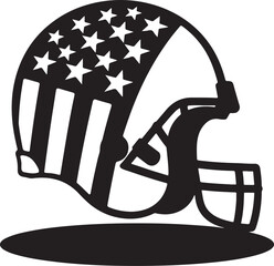 American football helmet on white background, helmet, football, sport, protection, equipment, isolated, american football, white, hockey, safety, vector, mask, team, blue, game, sports, illustration, 