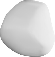 Abstract 3D Shape with Smooth Curves and Angles