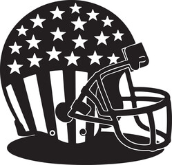 American football helmet on white background, helmet, football, sport, protection, equipment, isolated, american football, white, hockey, safety, vector, mask, team, blue, game, sports, illustration, 