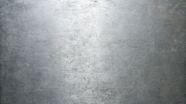 A closeup shot reveals a textured metal surface with a gray and silver color showcasing various scratches