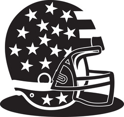 American football helmet on white background, helmet, football, sport, protection, equipment, isolated, american football, white, hockey, safety, vector, mask, team, blue, game, sports, illustration, 