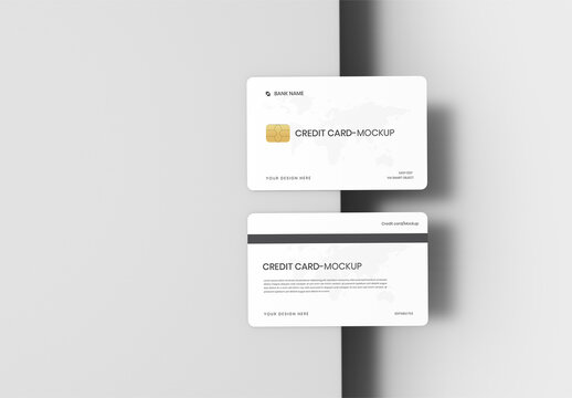 Credit Card Mockup Template