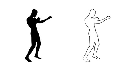 black silhouettes of women on a white background black, silhouette, stand, woman 