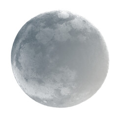 moon isolated on white, png, full moon overlay