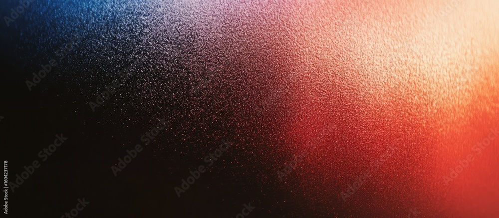 Wall mural abstract texture with shimmering gradients of blue to red and sparkling highlights