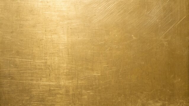 A slightly tarnished gold texture with fine scratches adds a touch of vintage charm and sophistication