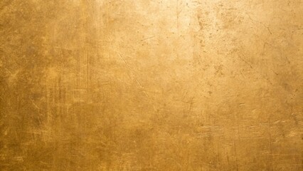 A golden texture background features a metallic surface with a shiny luxurious decorative and vintage pattern