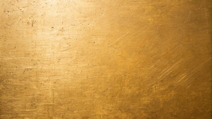 A scratched gold texture background presents a metallic surface with a shiny luxurious and decorative design