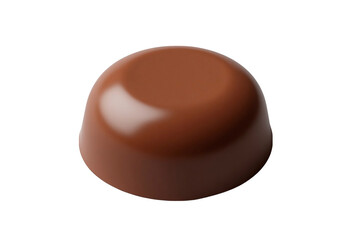 chocolate candies isolated on white background