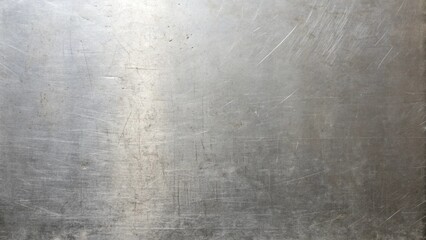 The image showcases a scratched metal surface with a gray and silver texture creating an industrial...