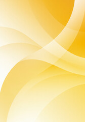 Abstract yellow gradient background with smooth flowing curves 
