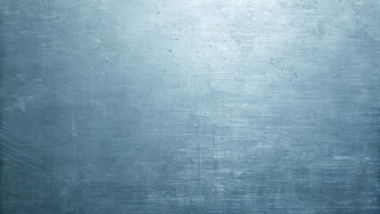 The image presents a worn metal surface with scratches and subtle variations in color and texture