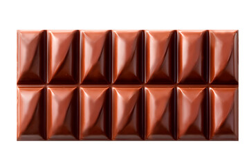 Obraz premium chocolate bar on white background