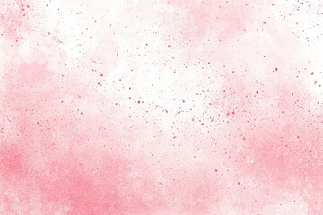Obraz premium Pink Watercolour Texture with Splatters on White Backdrop Delicate Abstract Design