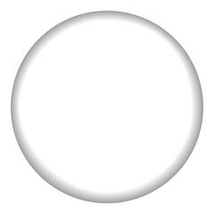 Circle with shadow inside Minimalistic Round Frame border Paper Cut Effect Copy space Template idea