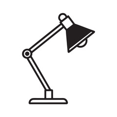 Desk Lamp Icon vector