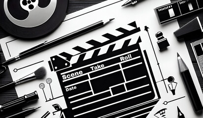 movie clapper board