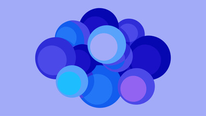 shape cluster translucent abstract