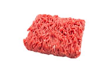 Raw mince meat, ground beef with pork 