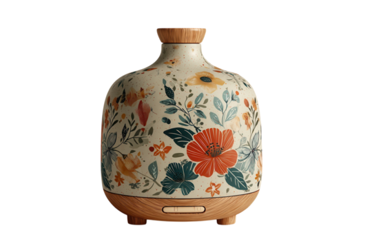 Floral diffuser elegance Aromatherapy flower design serene wellness home fragrance calming scents