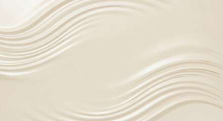 Abstract cream color Background with Smooth Creamy Fluid Waves