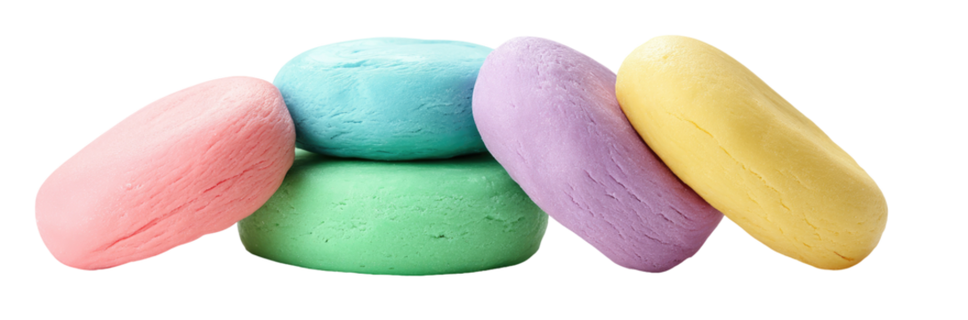 Colorful Stacked Oval Shapes