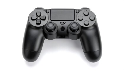 Black video game controller