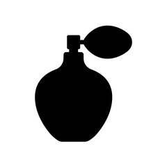 Perfume Bottle Silhouette Vector Icon