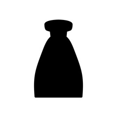 Perfume Bottle Silhouette Vector Icon