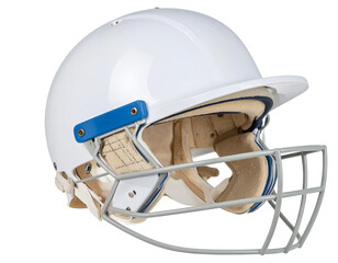 Fototapeta premium Protective cricket helmet png durable cricket helmet png safety cricket helmet png transparent background.