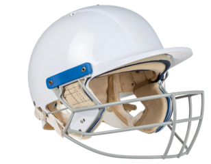 Protective cricket helmet png durable cricket helmet png safety cricket helmet png transparent background.