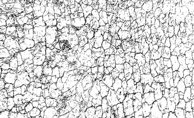 vintage grungy texture of the old wall, An old, dry, cracked wall with rough, dirty, textured paint creates a grunge pattern on the surface