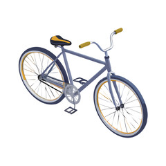 Fototapeta premium Colourful bicycle vector