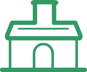 school building icon 