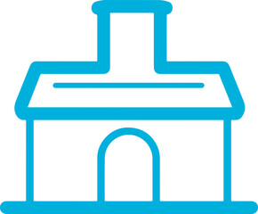 school building icon 