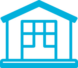school building icon vector