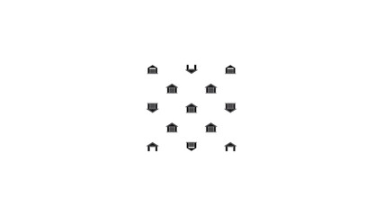 Architectural blueprint showcases layout for garages and overhead doors, perfect for construction plans and real estate development, emphasizing modern design elements