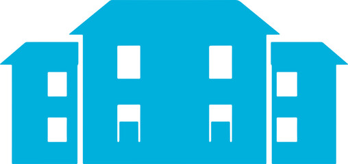 school building icon vector