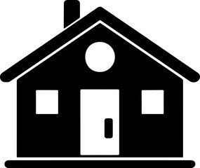 school building icon vector 