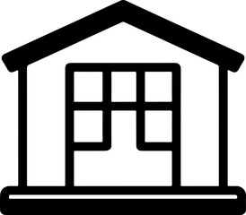 school building icon vector 
