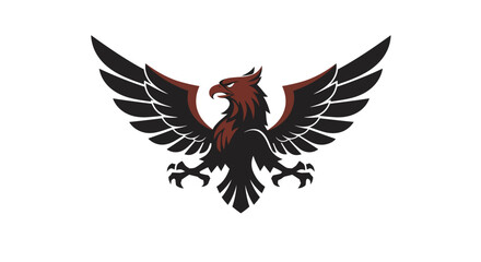Obraz premium Bold eagle emblem design ready for your sports team or business logo with strong graphic style
