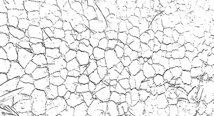 cracked concrete wall, Grunge vintage background of a dry, cracked concrete wall with peeling old paint, a rough and dirty textured surface