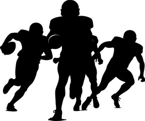 Fototapeta premium american football, man player bundle