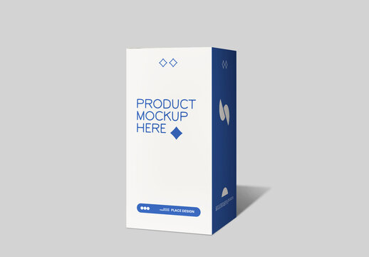 3D Box Mockup