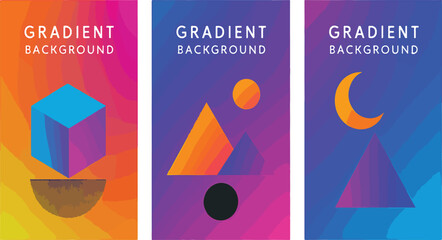 Modern Abstract Gradient Cover Design for Business Brochure, Magazine, and Digital Branding