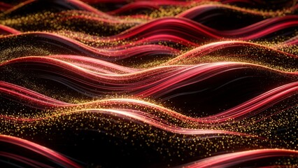 abstract background with waves