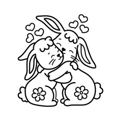 Cozy Love Coloring Page, Cute and Cozy, Bold and Easy, Fun Romantic, Hygge-Inspired Designs, Valentine's Day, Romance Illustrations, Self-love, Victor Illustration, Easy Coloring, hand-drawn,